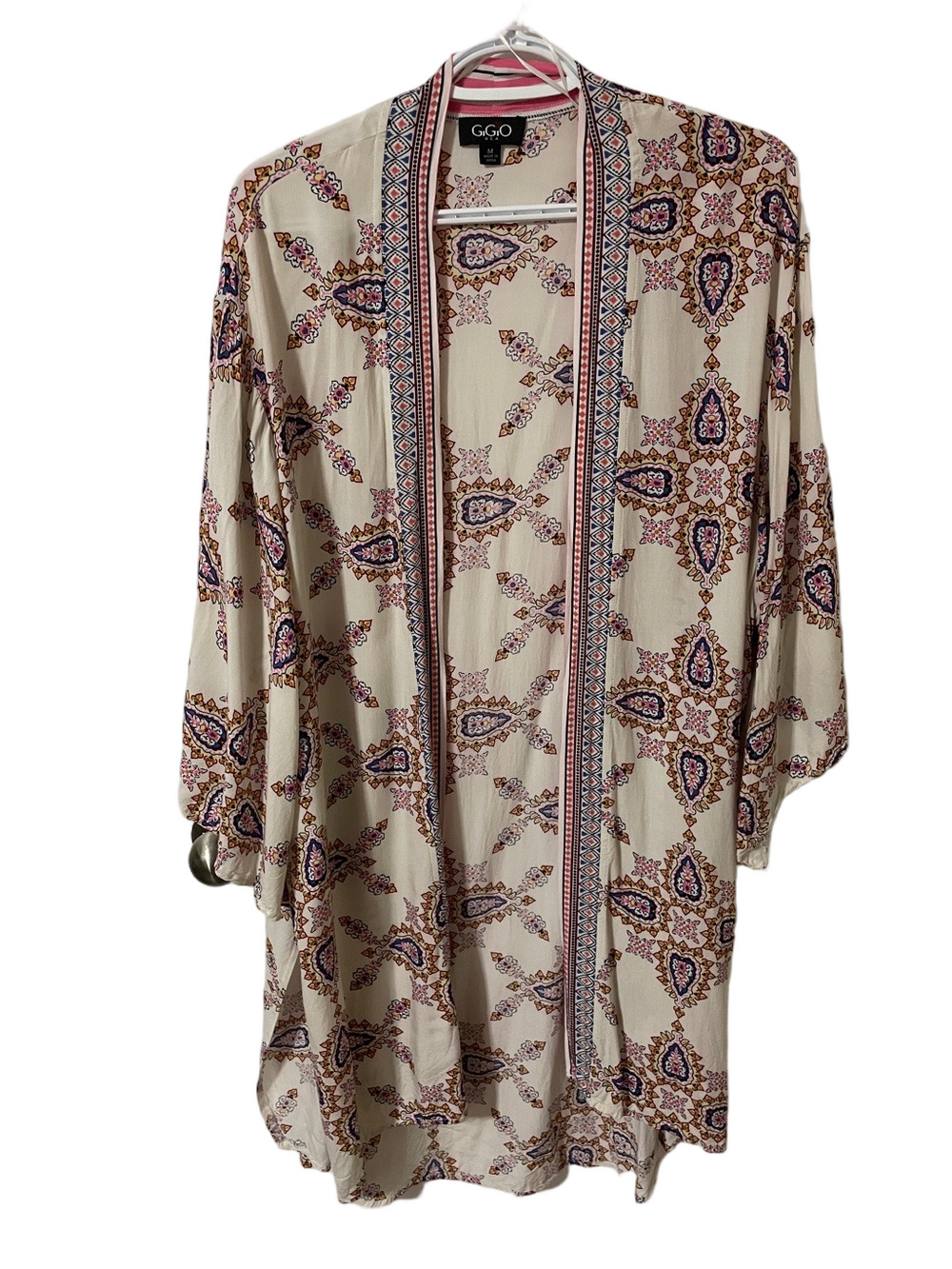 Gigio Printed Open Kimono Size Medium
